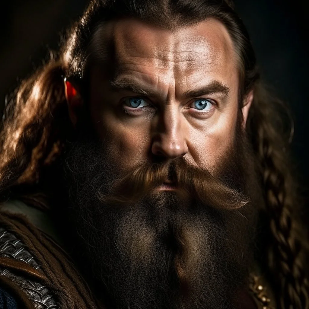 Gimli Mit Blauen Augen Dunkelbraunen Haaren Und K Gallery