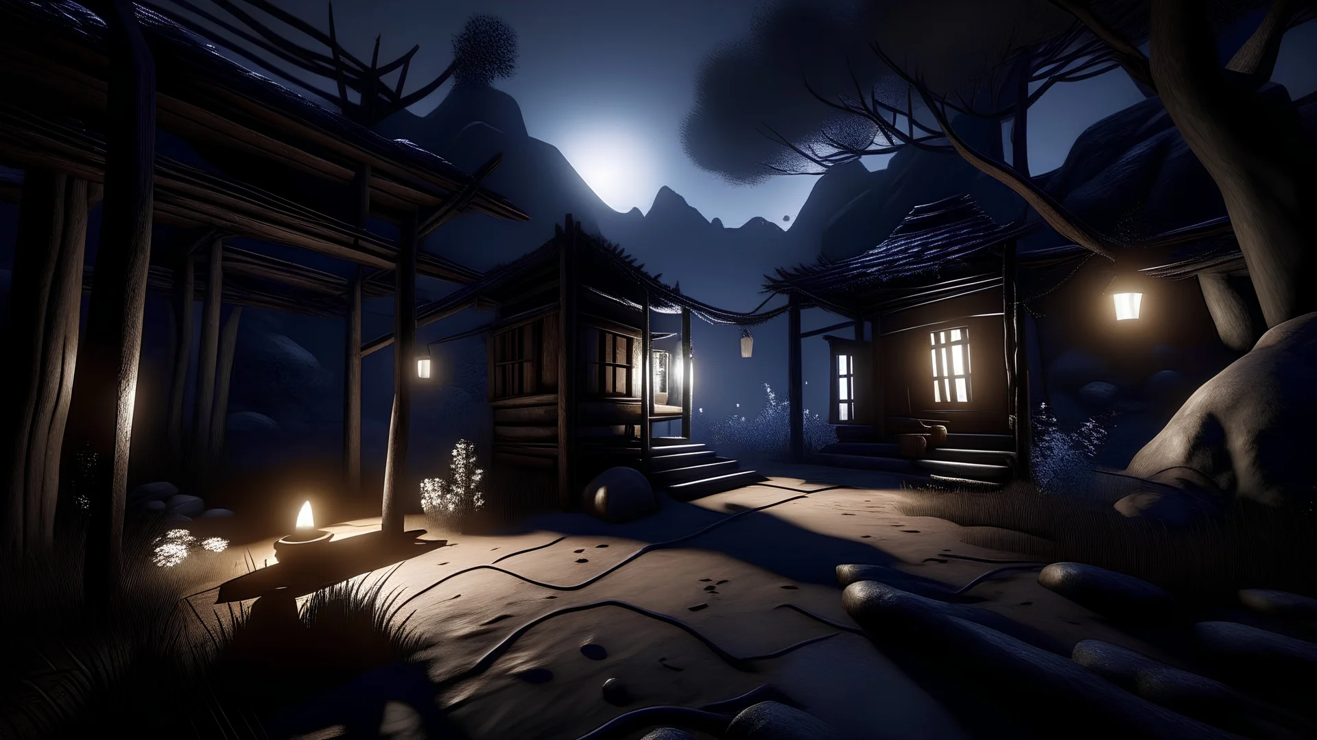 Night Survival Game in unreal enging