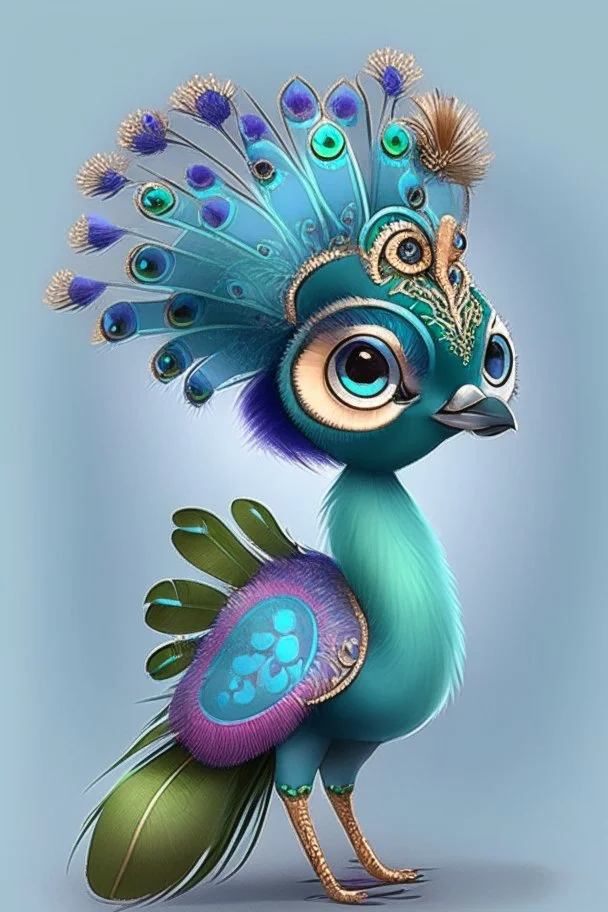 cute peacock avatar