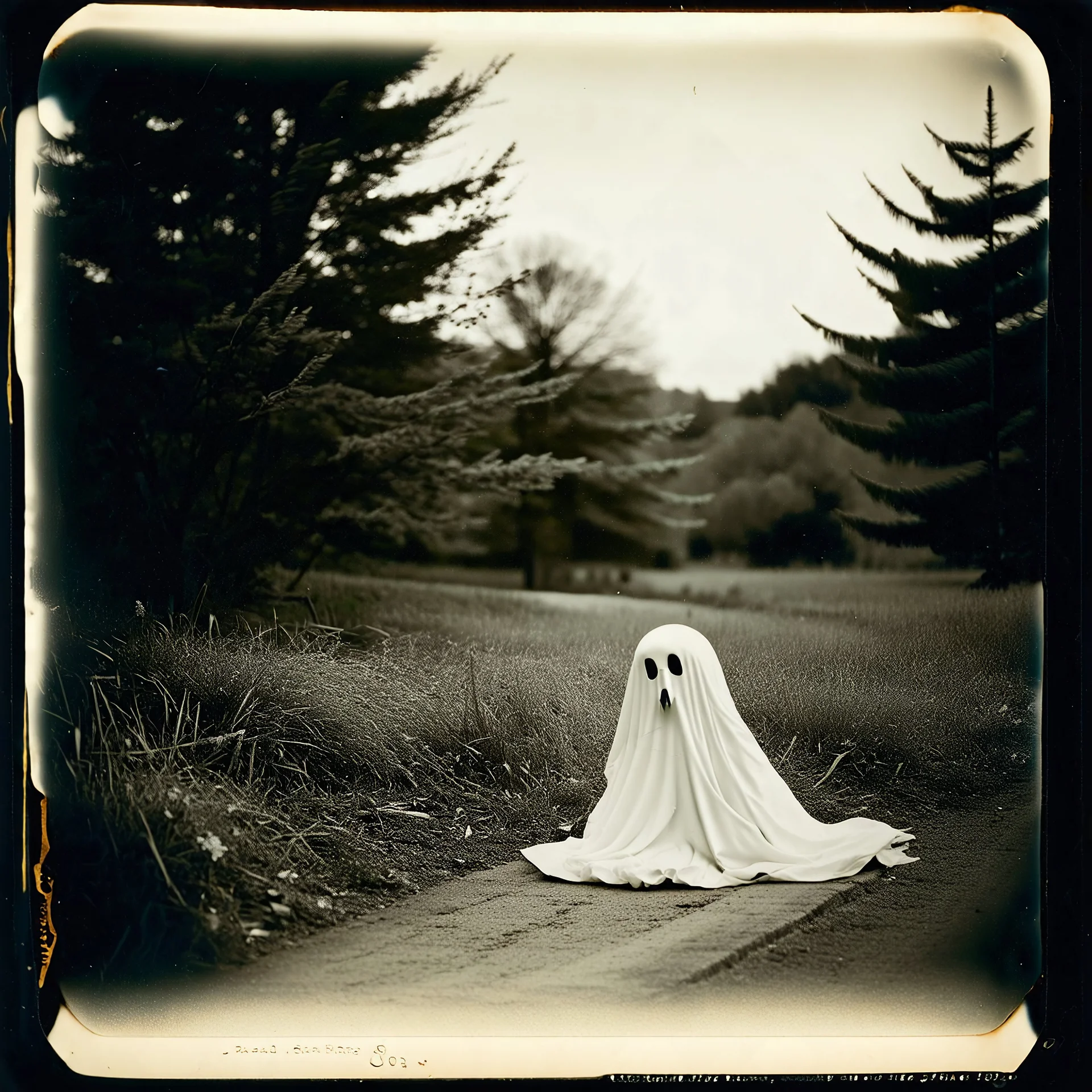 Daguerrotype old landscape odd creepy ghost obsessive paranoid nostalgia