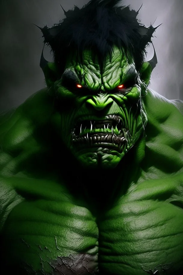 Demon hulk photo real