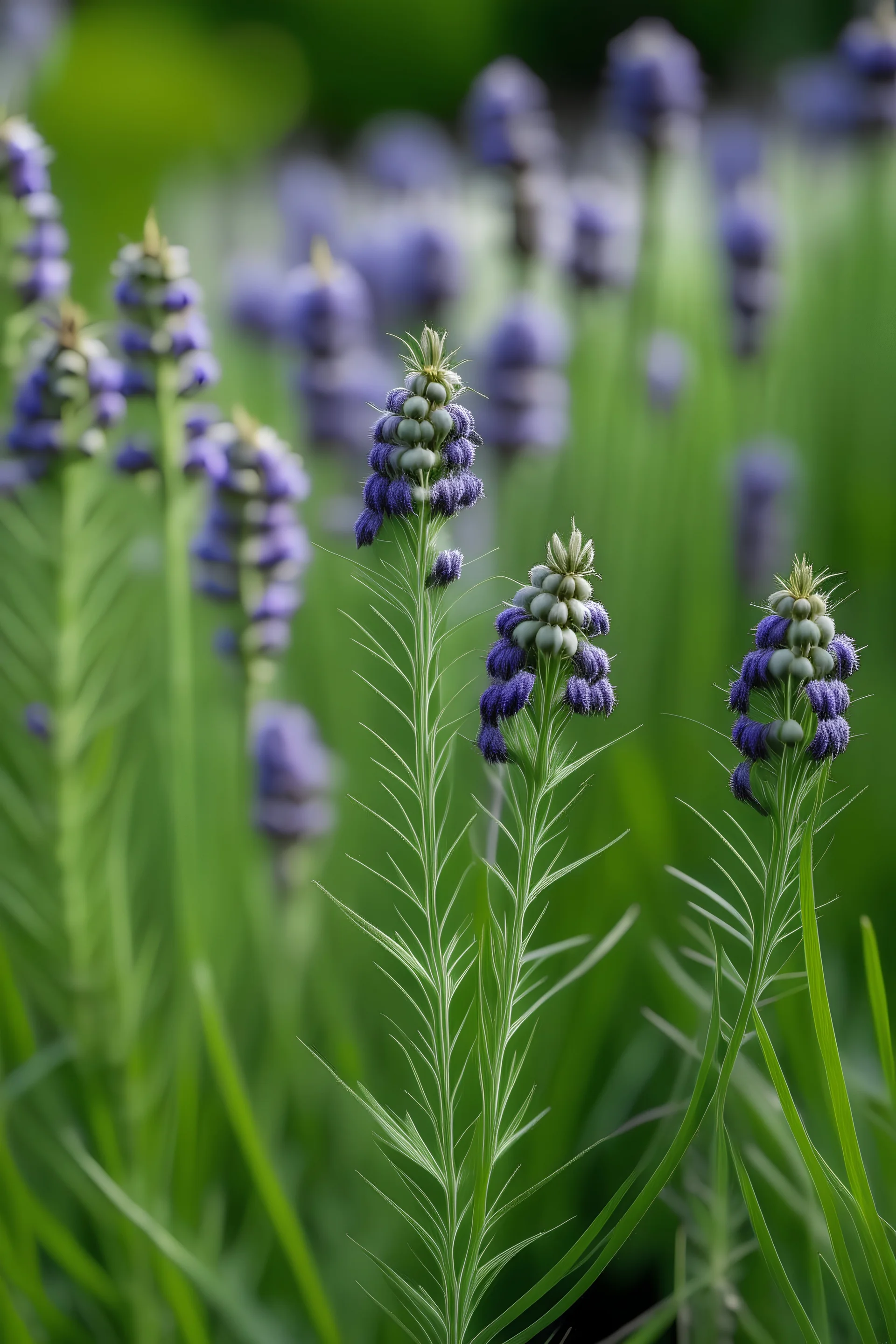 una planta de lavanda descrita como Leonardo Da vinci