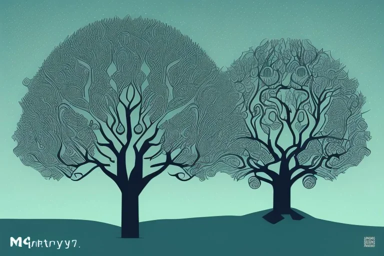 Vector illustration tree coler