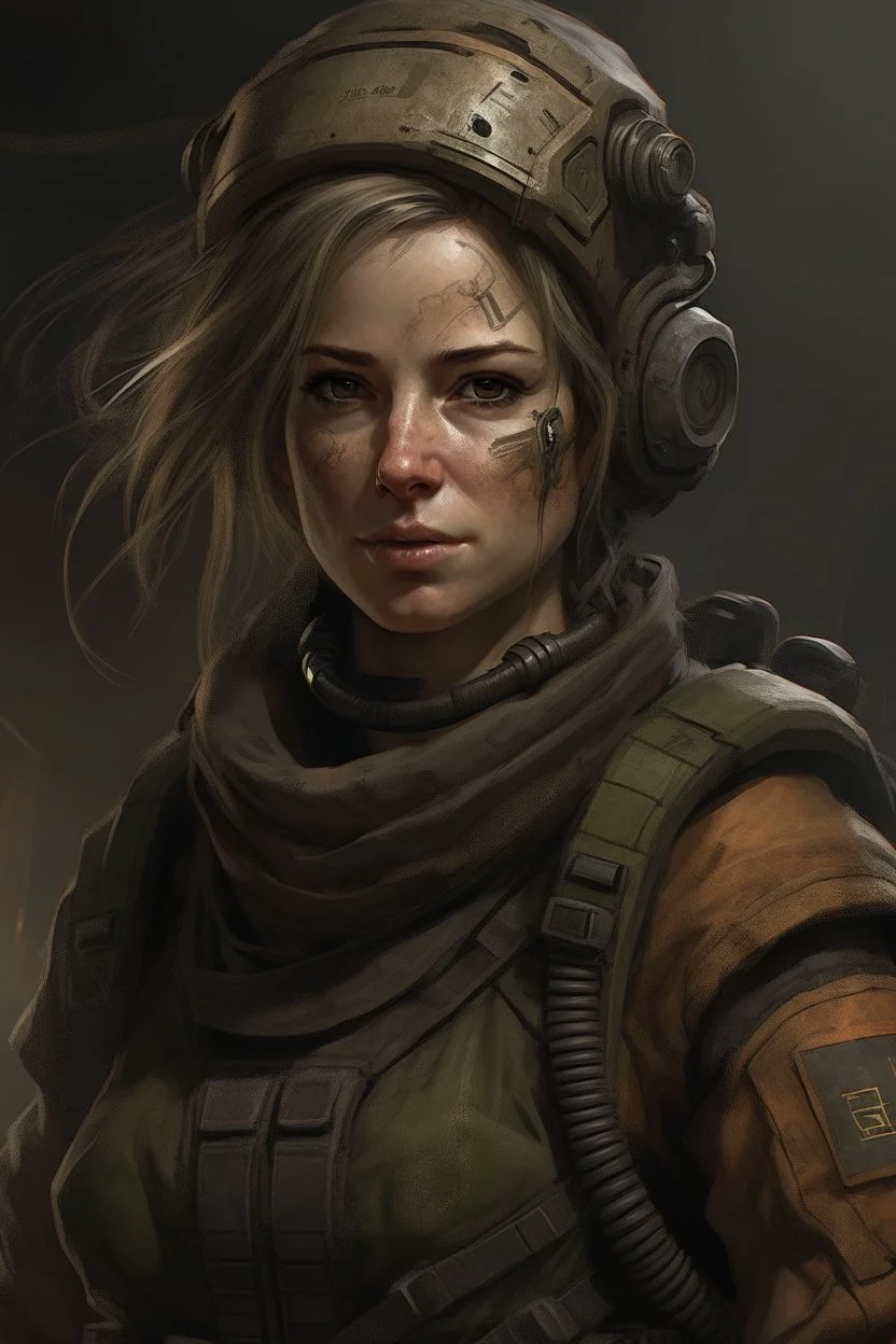 character sci fi female post apocalyps