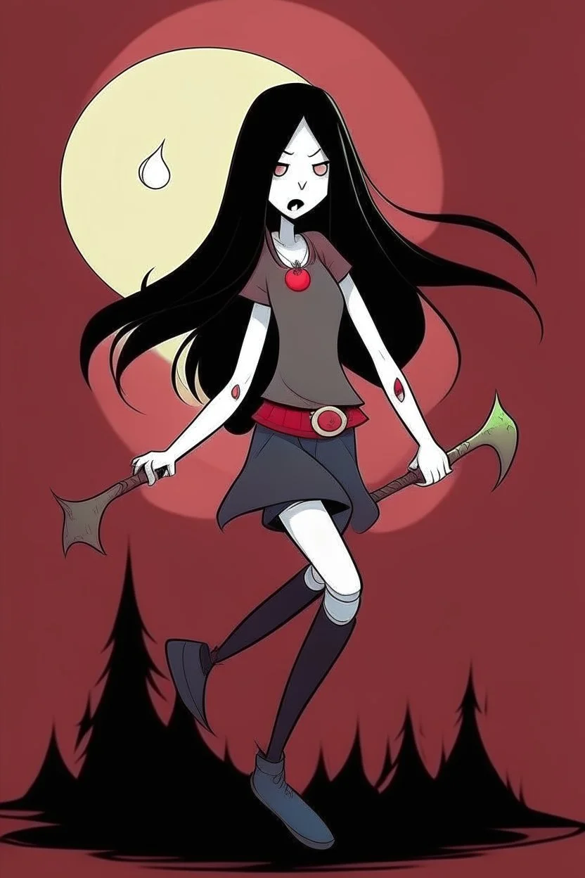 marceline vampire adventure time animation styled