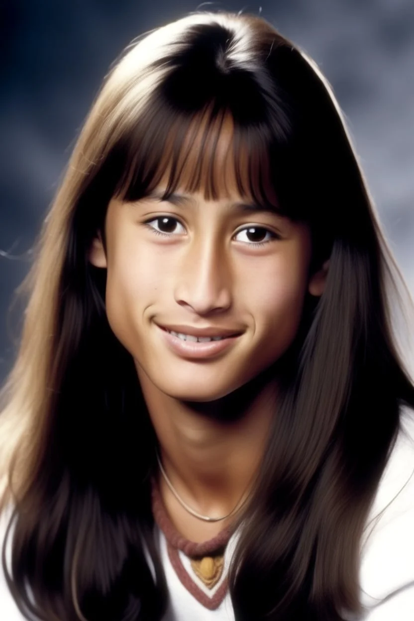 the rock as a girl