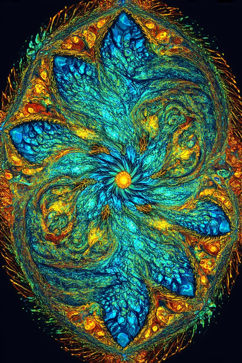 Recurring Fractals; surreal optical art