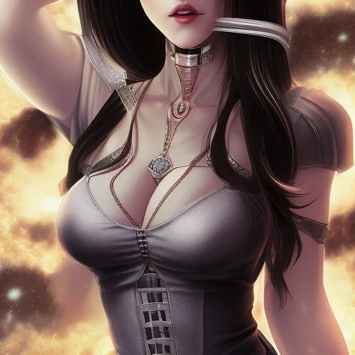 big bust horny Tifa lockhart hypnotized eyes