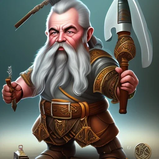 Dwarf with a hammer