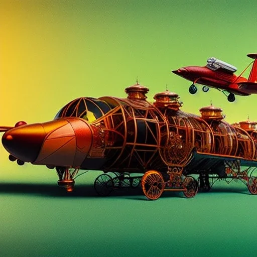 fullbody Drawing of 'sketch of Steampunk Air Vehicles',intricate detail,andrea bonelli,Kilian Eng,Ohrai,evan lee,Aleksandr Sidelnikov,KyuYong Eom,three quarters frontal aerial view,toned colors,16k