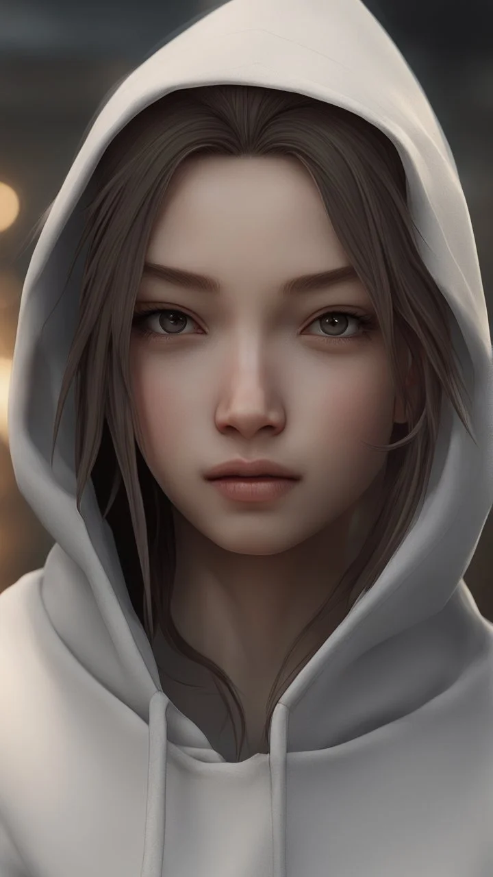 a close up of a person wearing a hoodie, cgsociety 9, stanley artgerm lau, artgerm and ilya kushinov, artgerm ; 3d unreal engine, cgsociety ), realistic anime 3 d style, artgerm lau, olchas logan cure liang xing, shark - human face, artgerm 4 k, shark face