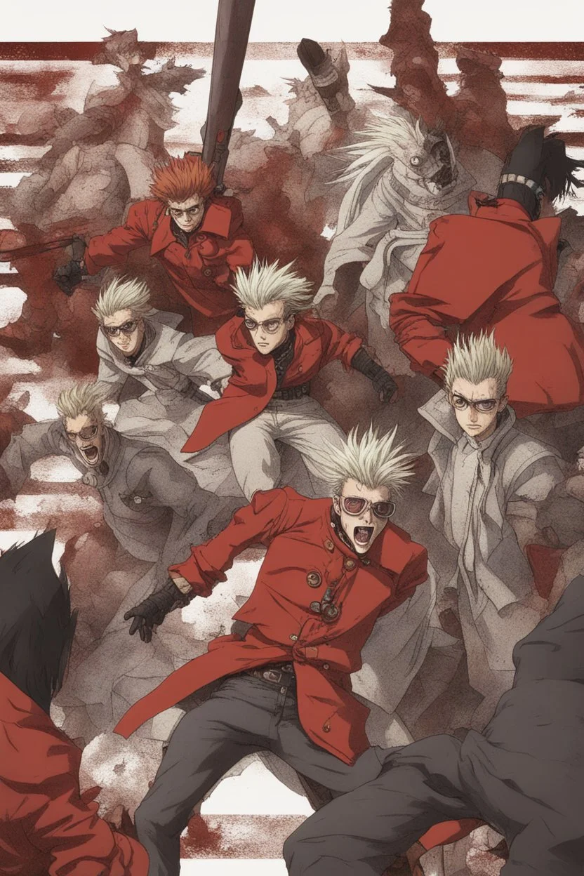 The Vash Stampede in the blood