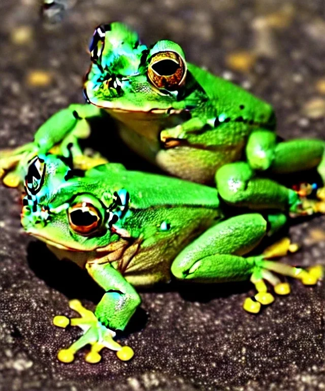 frogs falling from sky