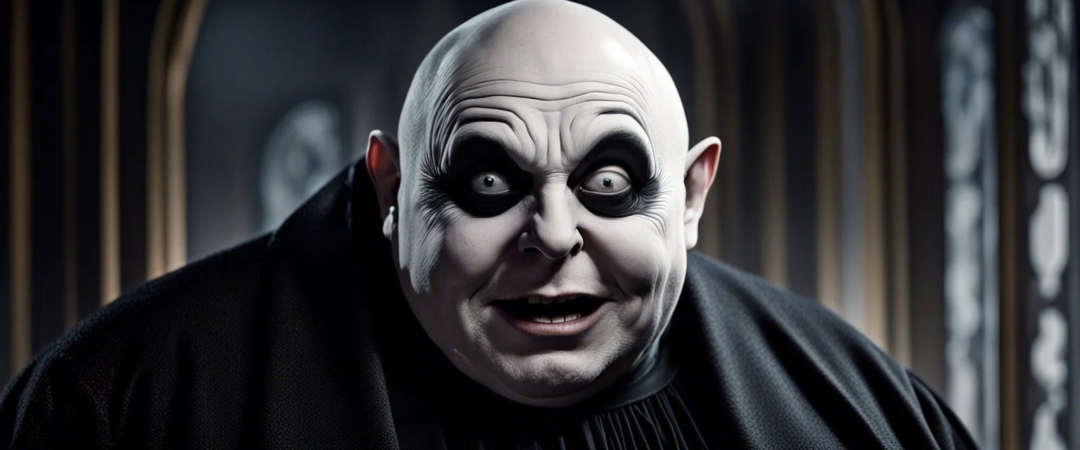 vanity cover, elon musk as uncle fester in the adams family, saying "I know something about you."
