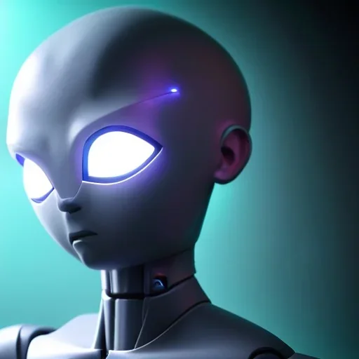 humanoid, man face, short hair!!!, boss baby, anatomically correct, futuristic, glowing details!, symmetrical, unreal engine, ray tracing, 8 k, uhd, ultrarealistic, clear, sharp, highly detailed "8 k, trending on artstation, uhd, manized humanoid robot made of steel, boy face,glowing lights, magic details!!!,"