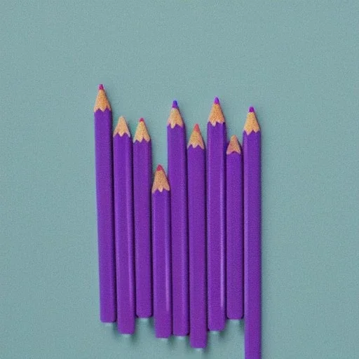 a purple crayon