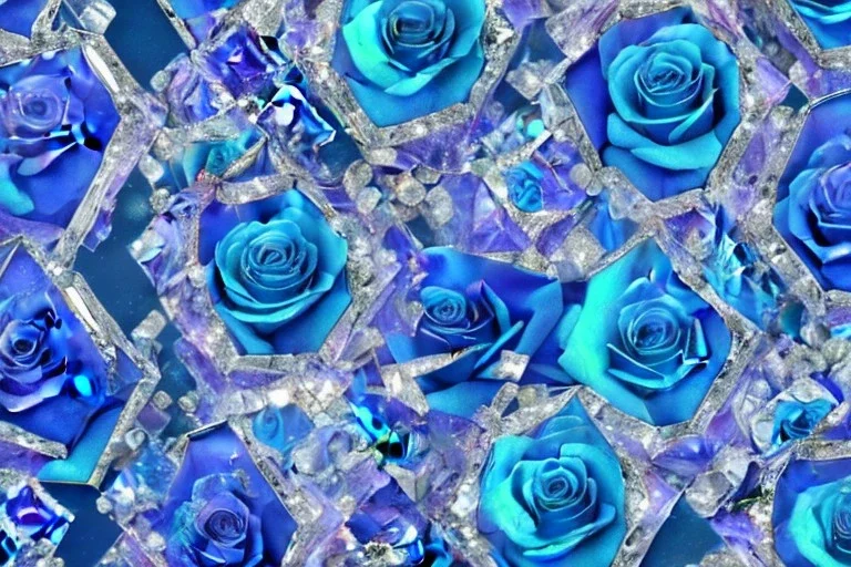  Crystal Dwellings blue rose, fontaine blue lumières bleu,lac,cascade,aurore boreale rose bleu Bru Crystal Dwellings rose blue lumières bleu