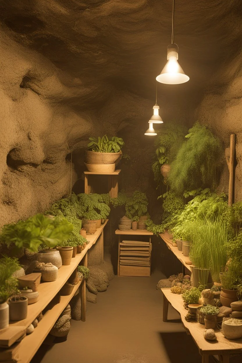 Rows of makeshift structures, constructed from salvaged materials, were scattered throughout the cavern. These served as living quarters, workshops, and communal areas for the bunker's residents. Rustic furnishings, handcrafted from repurposed materials, added a sense of comfort and homeliness to the otherwise stark environment. In one corner, a small hydroponic garden thrived, its verdant greenery providing a stark contrast to the rocky surroundings. The carefully tended plants offered a sourc