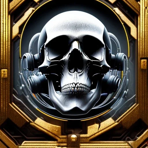 cyberpunk style ink ball skull picture in detailed frame, big black eyes, unreal engine 5, 8k resolution, photorealistic, ultra detailed, frame extreme accurate