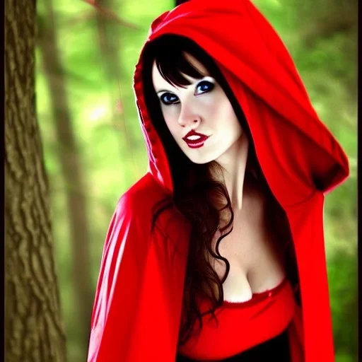 horny, gorgeous red riding hood