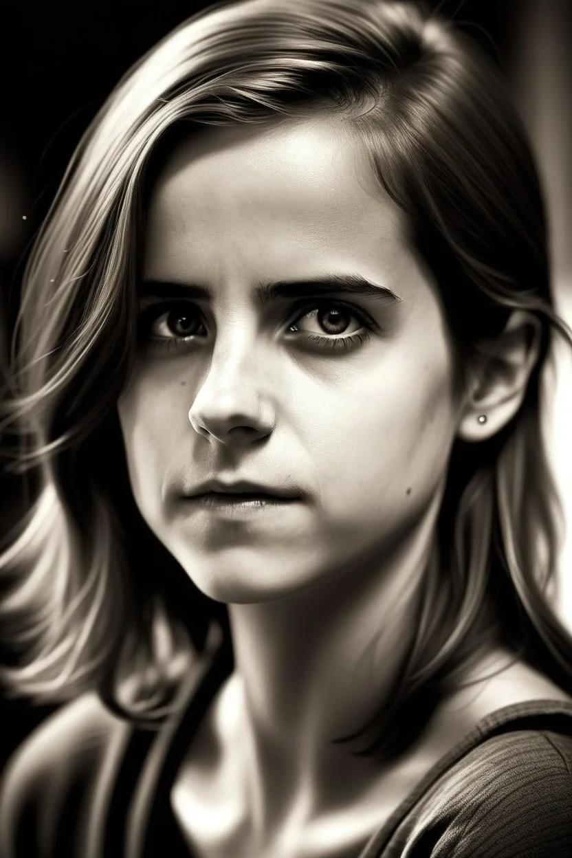 Beautiful Emma Watson, naughty face, long toungue