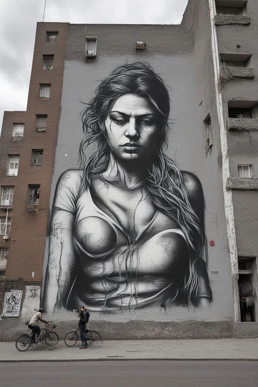 The resistance is most of the suffering; street art