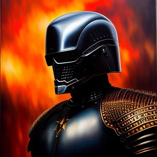 Ultra detailed fullbody Portrait in oil on canvas of War Machine with Armor ,intense stare,extremely detailed digital painting, extremely detailed face,crystal clear Big eyes, mystical colors ,perfectly centered image, perfect composition, rim light, beautiful lighting,masterpiece,8k, stunning scene, raytracing, anatomically correct, in the style of robert e howard and Ken Kelley and Ohrai Noriyoshi and Simon Bisley and tomzj1