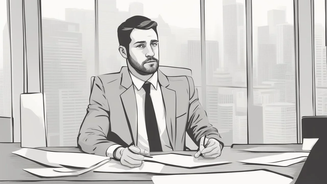 An image of a person engaged in a professional negotiation session. The individual appears attentive and focused on negotiation, seeking common solutions. The image reflects various aspects of negotiation, such as collaboration, professionalism, and the search for mutual benefits. It underscores the importance of developing negotiation skills in achieving personal and professional success and effectively pursuing your goals.