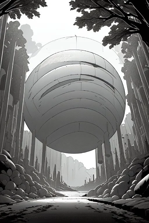 dark hole, environment, greyscale