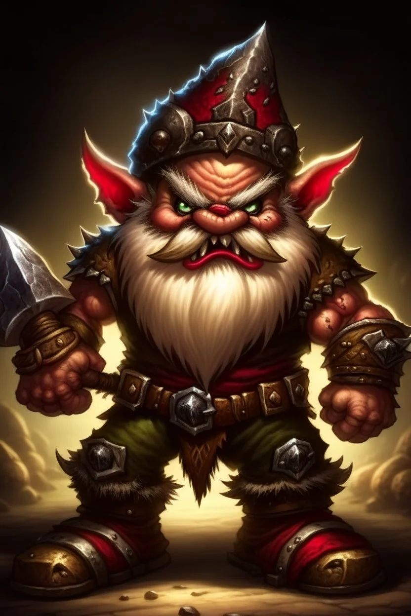 gnome warrior enraged fury berserker