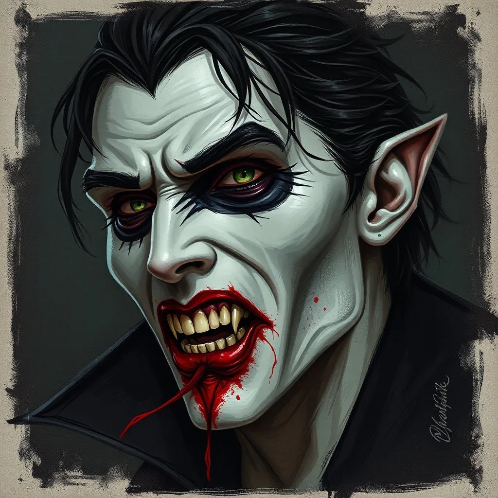 Vampire the Masquerade, dark, gothic, grunge, artwork, portrait, pale skin, vampire, undead, character concept, artstation