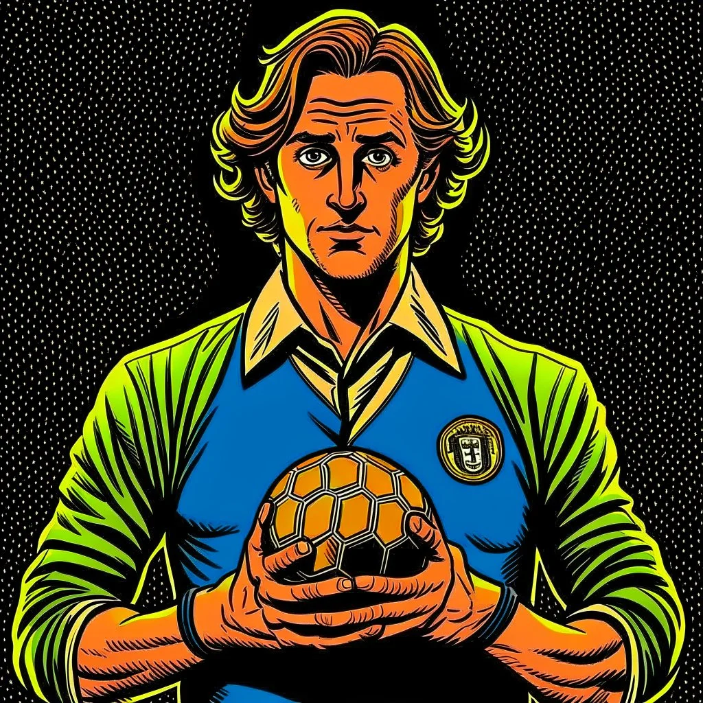 Diego Forlan Football soccer player posing. Dark detective comic watchmen 1940. Paranormal.