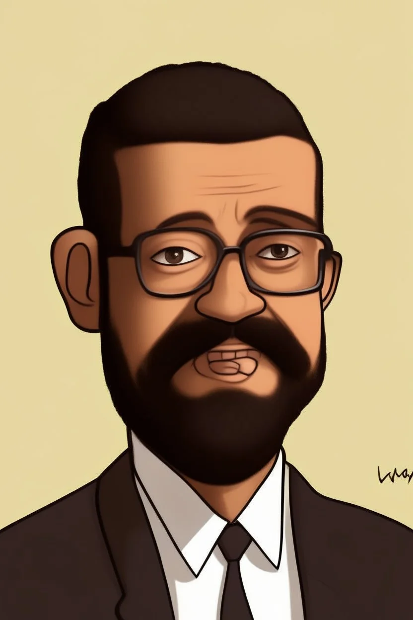 Mohamed Morsy Former President of Egypt cartoon 2d