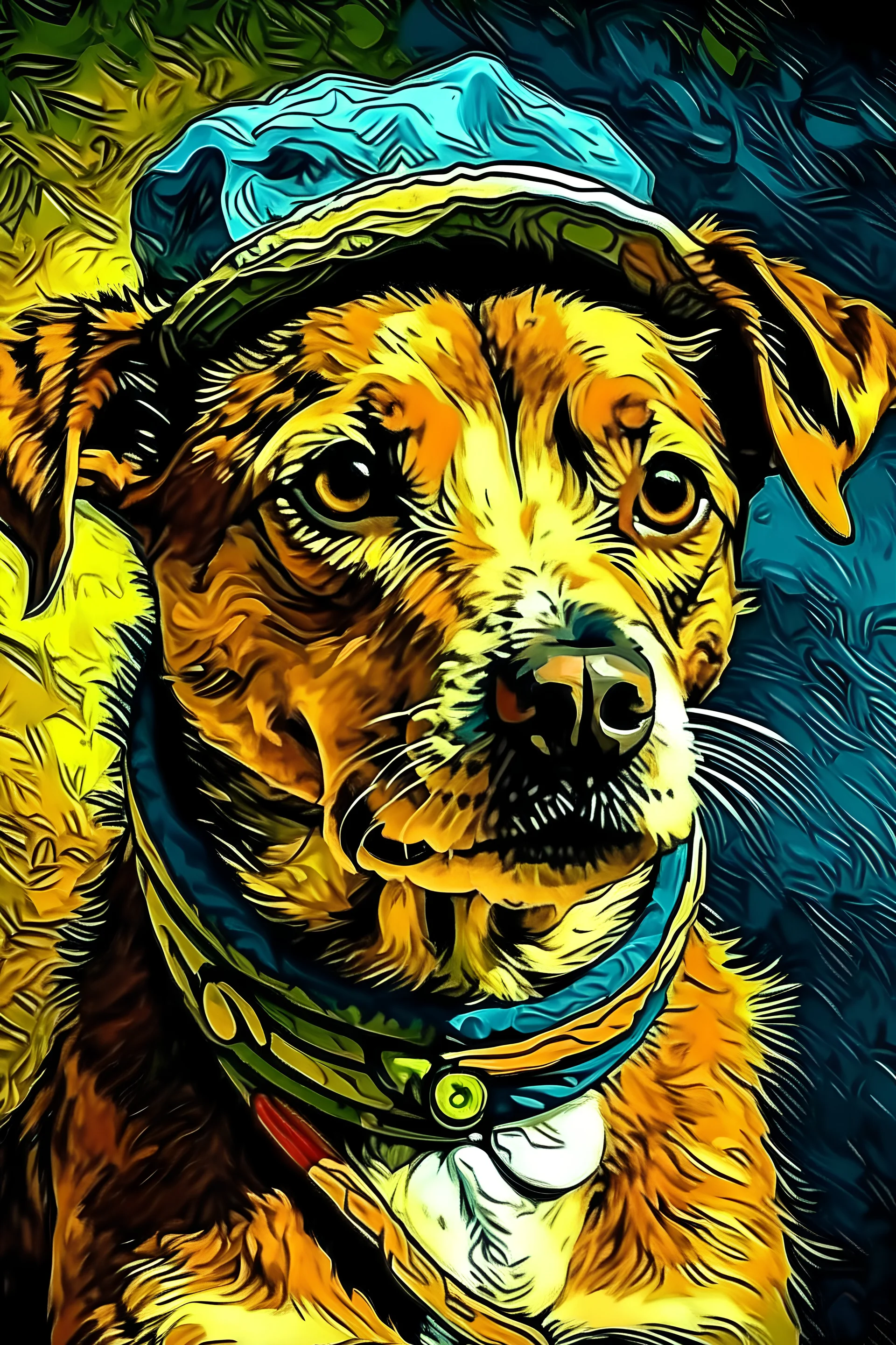 perro estilo van goht