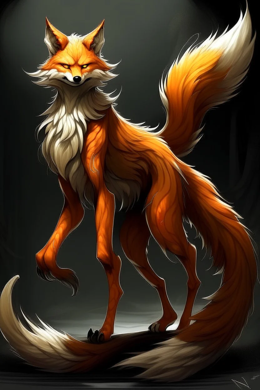 fox of nine tails humanoid