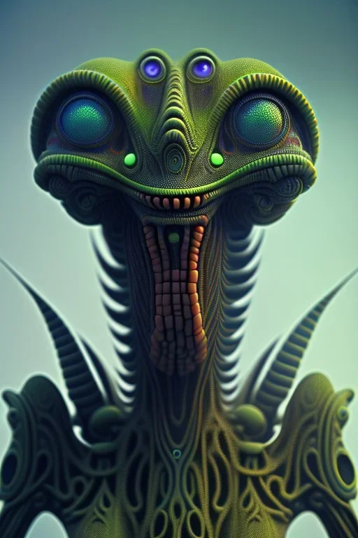 Weird aliens, 8k, finely detailed, photo realistic.