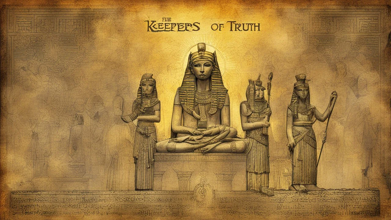 “The Keepers of the Truth” (intro to the story with additional images on my Sythiana page) The Keepers of the Truth all over the world patiently awaited the moment an ancient prophecy would arise. Their laser focus was placed on Egypt as, at that time, the cradle of the civilization. A legend was passed down generations, whispered over the fire during evening’s gatherings. A legend which claimed that once the Sun turns red, a large burning comet would appear on the night sky and bring destru