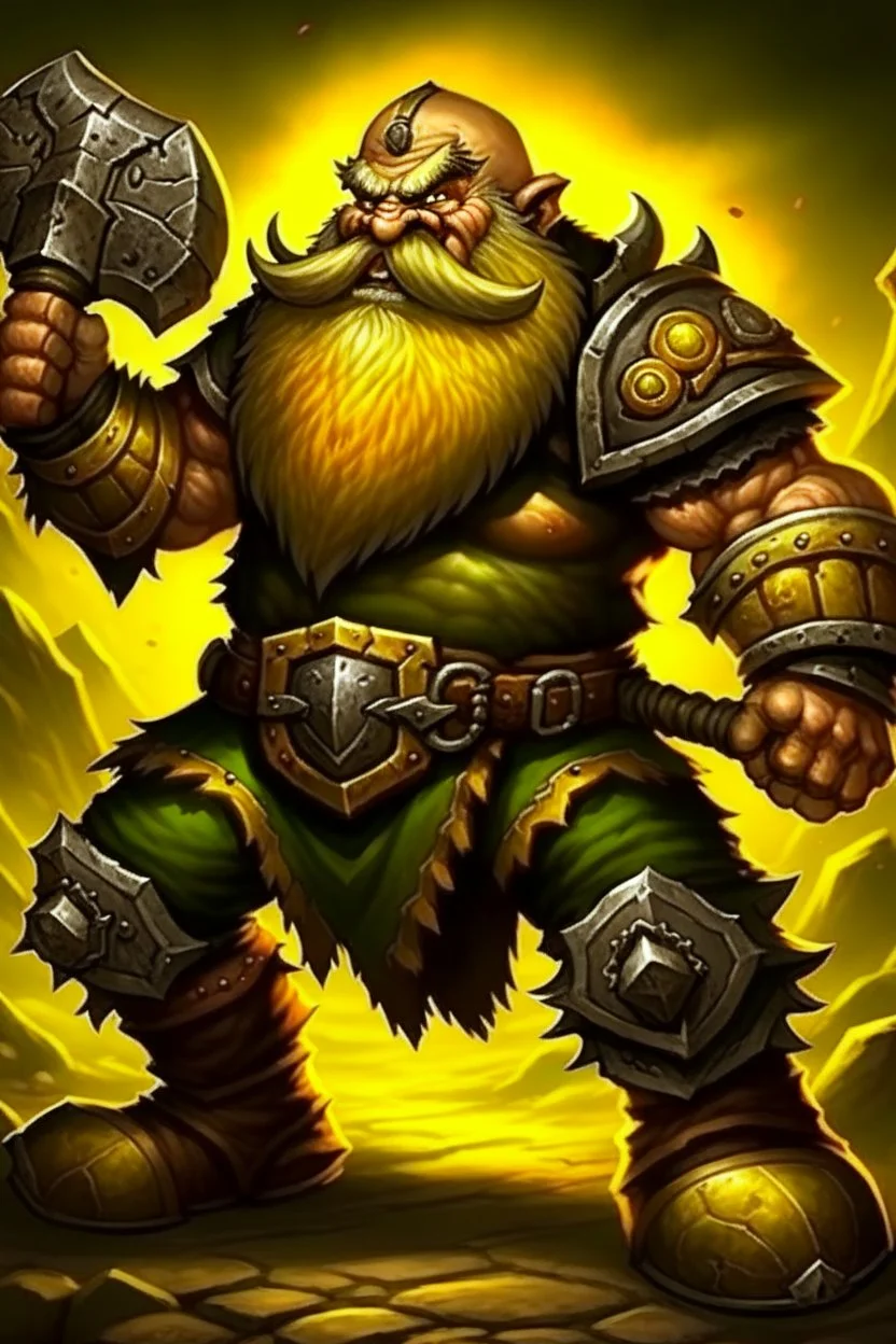 dwarf savage angry axes cleaver attack striking swinging chopping dual wielding two weapons mad consumed warcraft war knight soldier strong attacking furious wrath small silly fighter brawler strong brave short man with beard