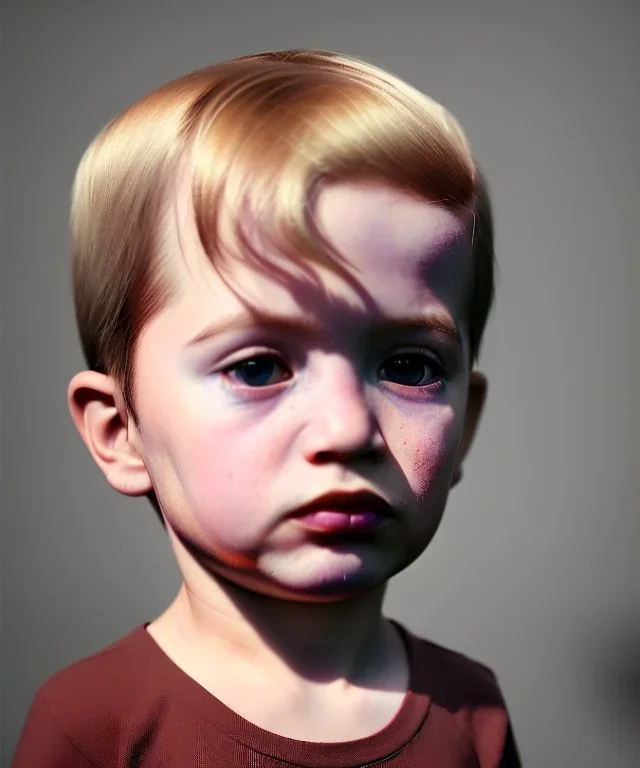 picasso toddler, full body, dramatic lighting, hyper realistic