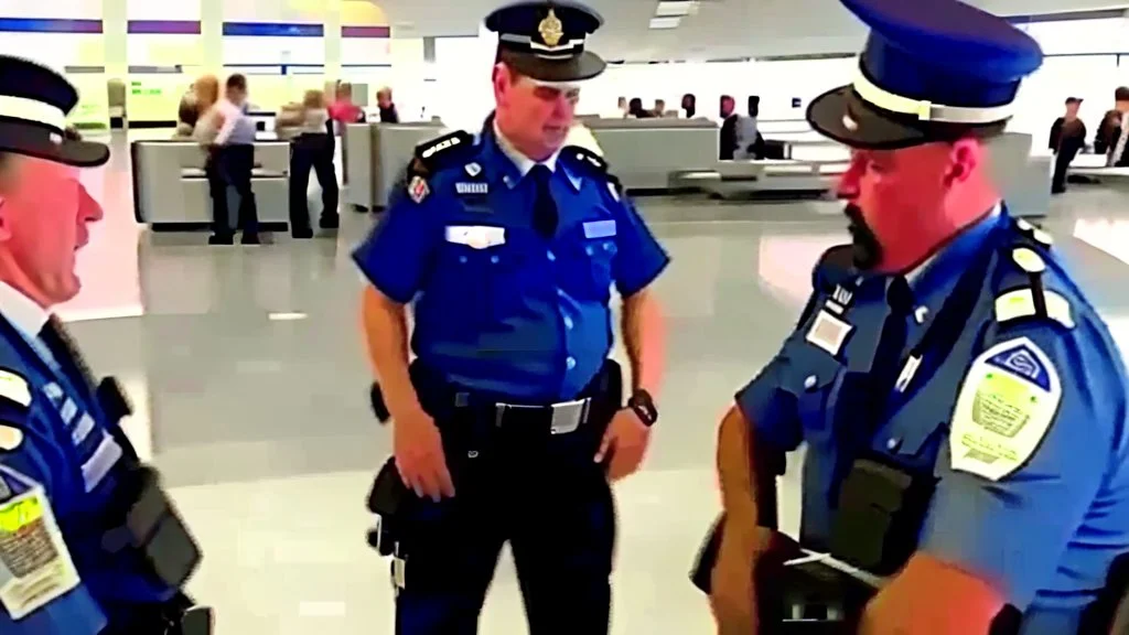 2 security officers deny annoying man from airport lounge