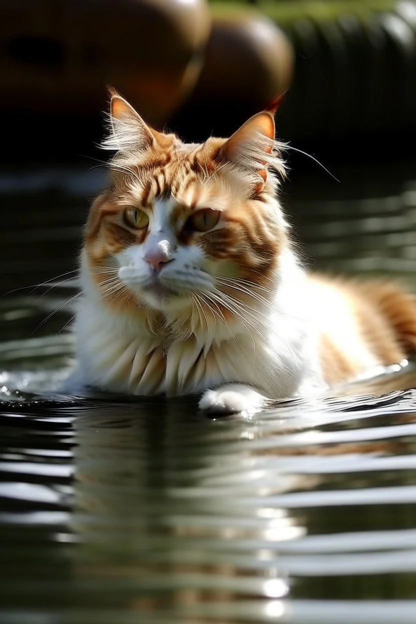 cat float of