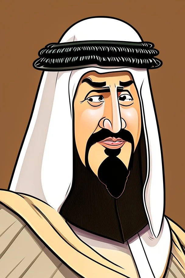 Mohammed bin Salman bin Abdulaziz Al Saud Saudi Prime Minister cartoon 2d