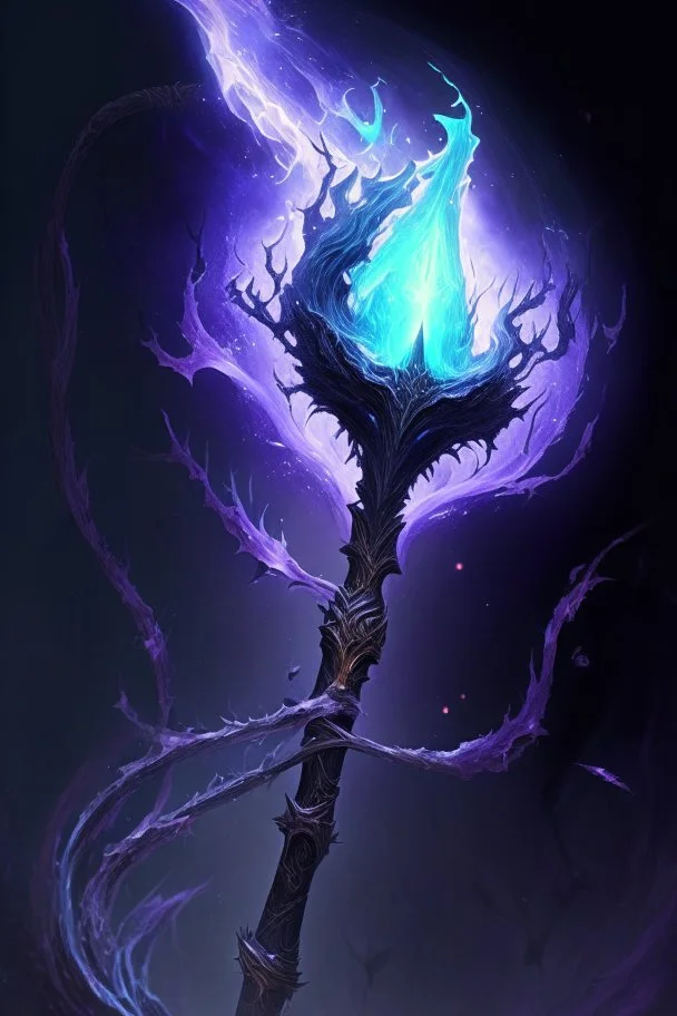 abyssal soul absorbing mage's staff