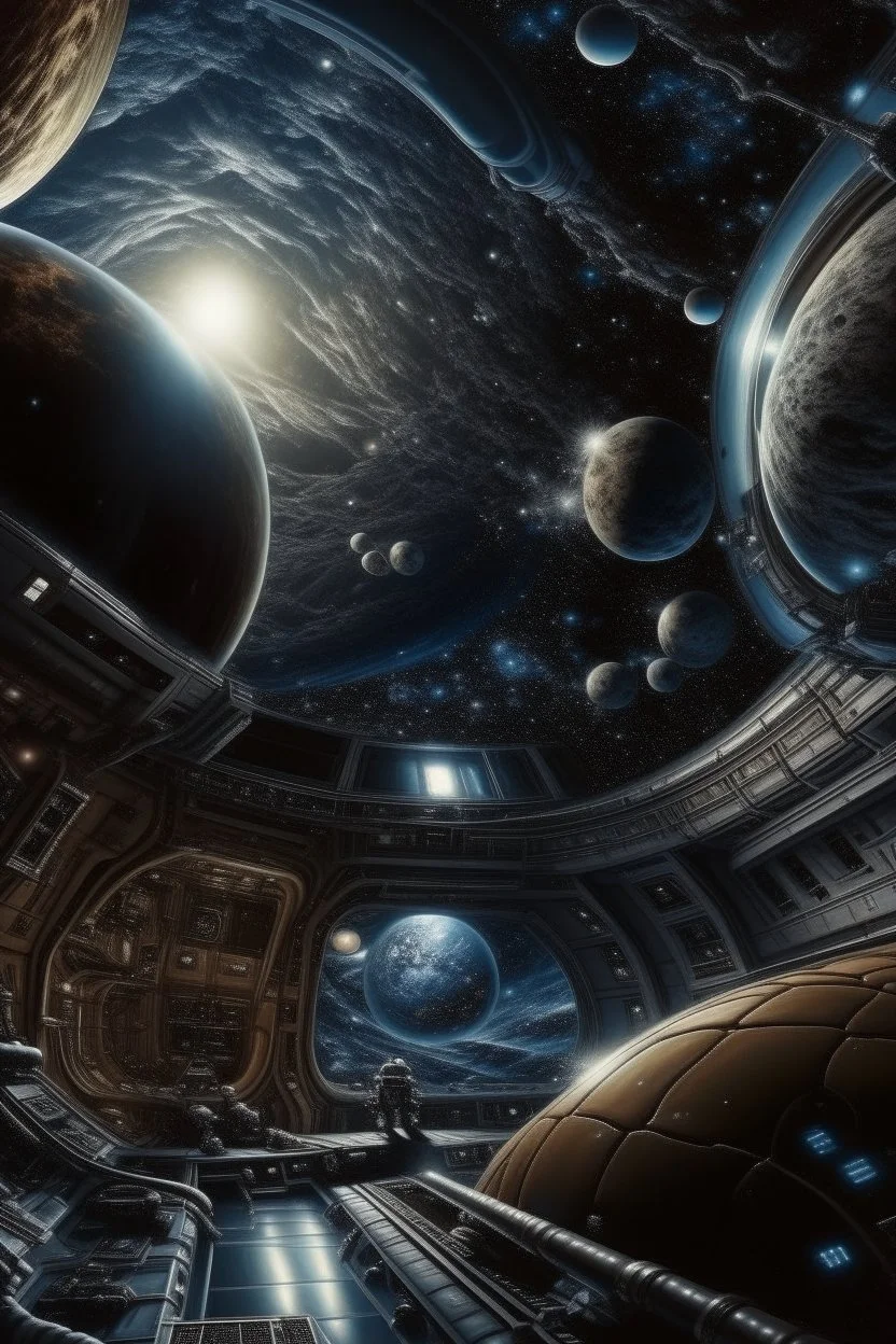 outer space photorealism