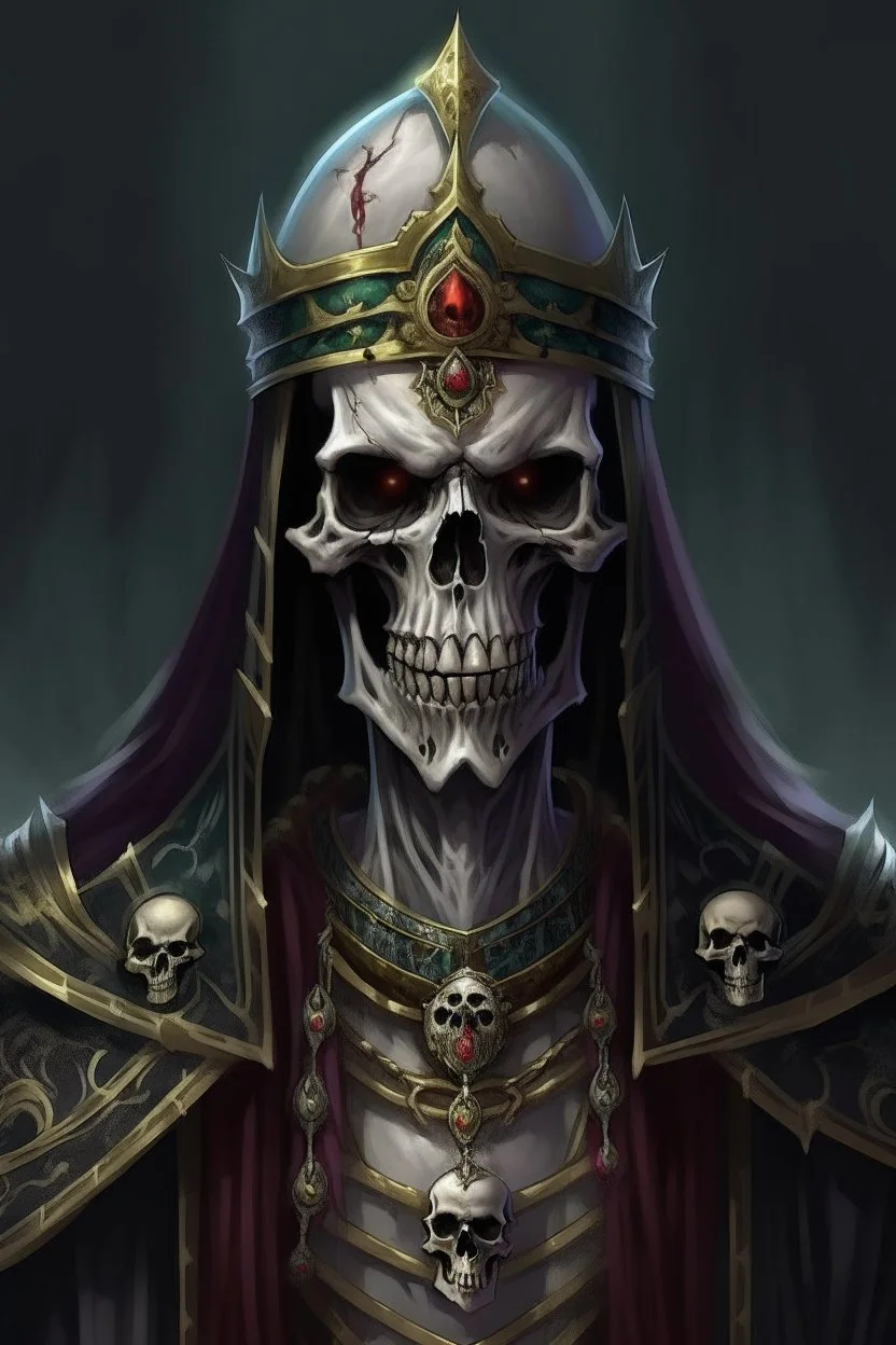 Portrait of and undead lord