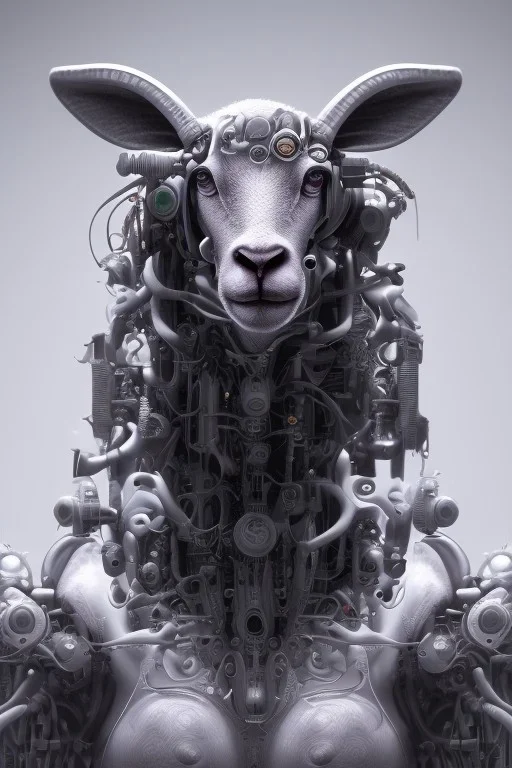 sheep brain cyborg, matrix style