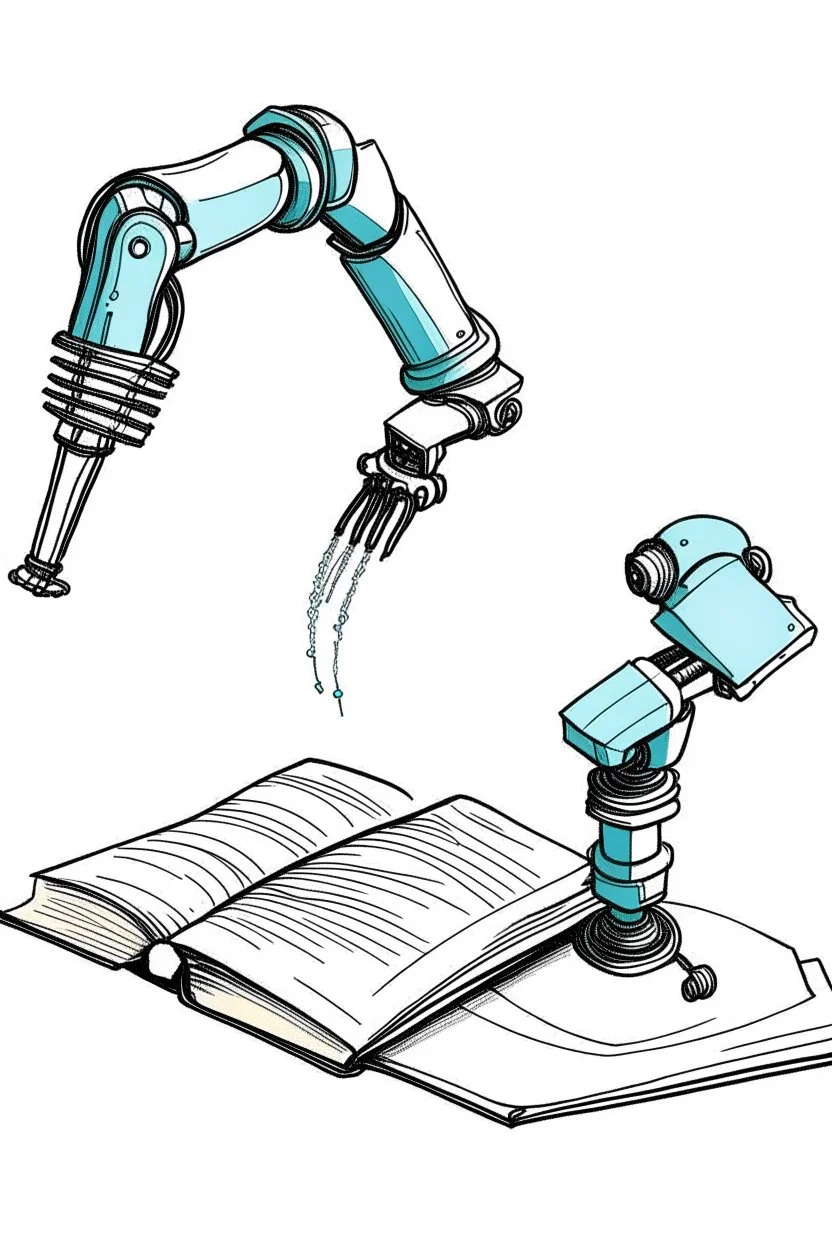 Draw the cover of the journal with the flexible robotic arms as the research object.