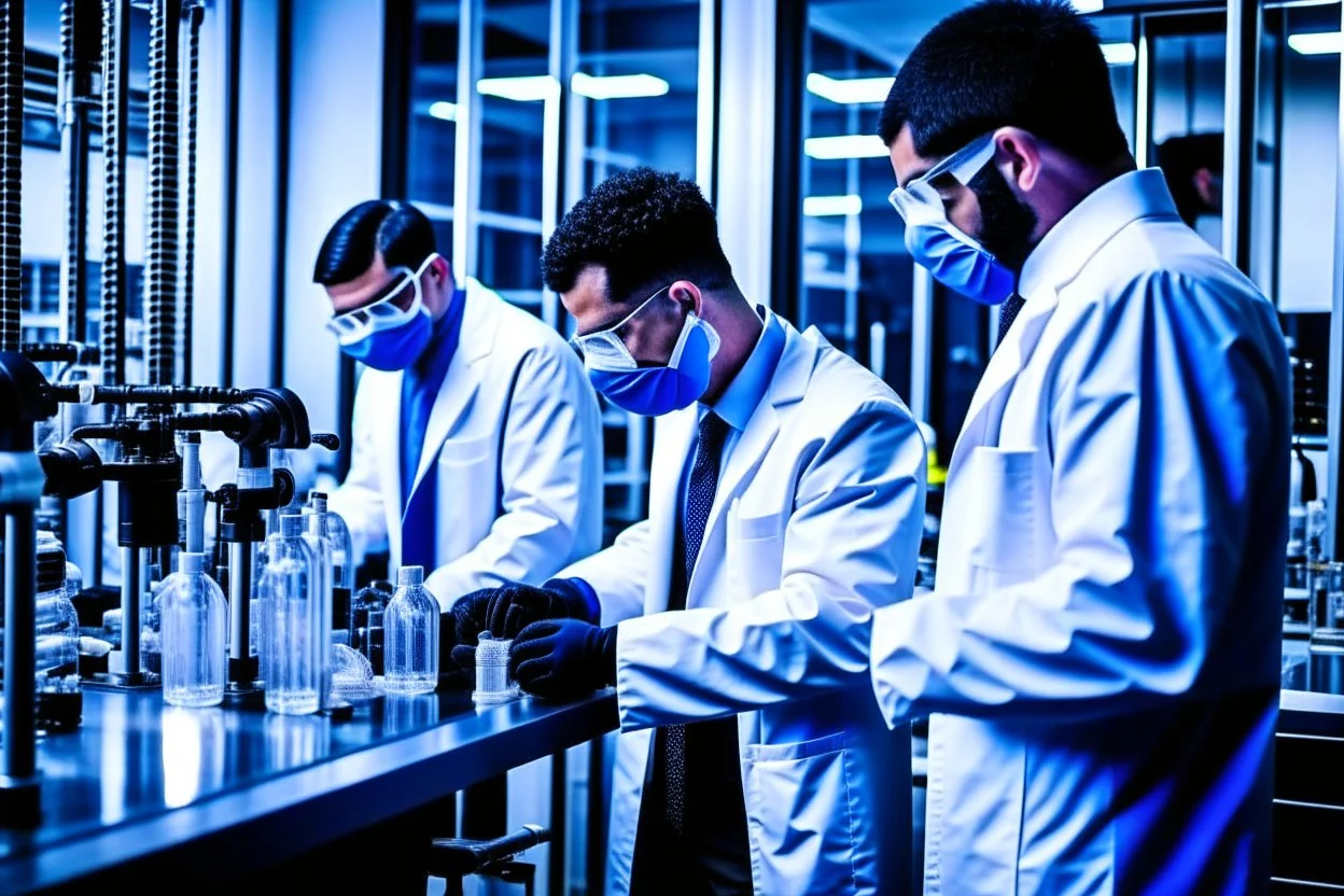 علماء يعملون في المختبرات