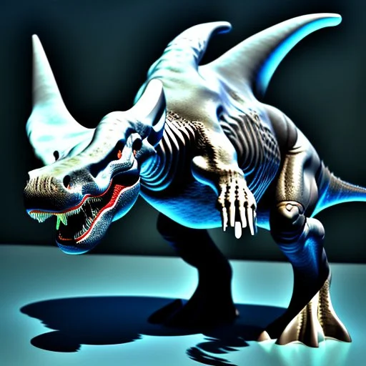 Dinosaur, Orca, Side View