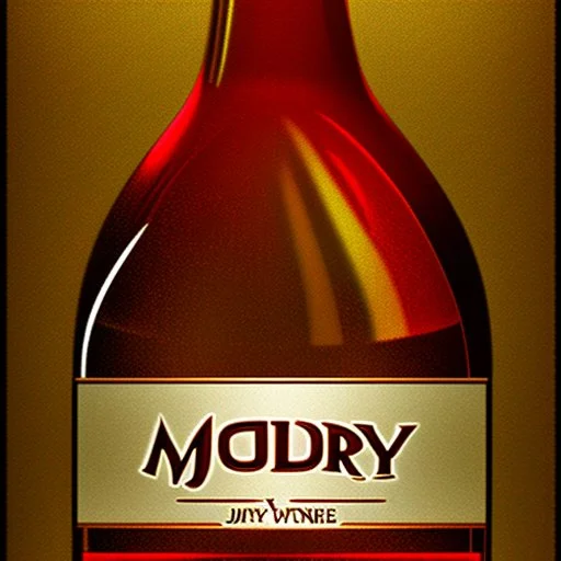 Close-up of a label on a wine bottle